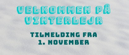 Velkommen på vinterlejr